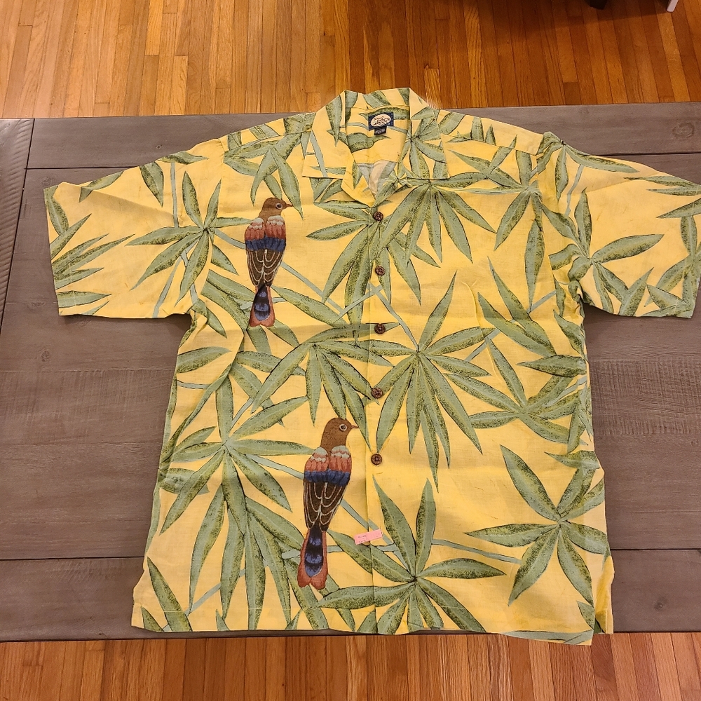 Tommy Bahama Tropical Print Men's Linen Shirt